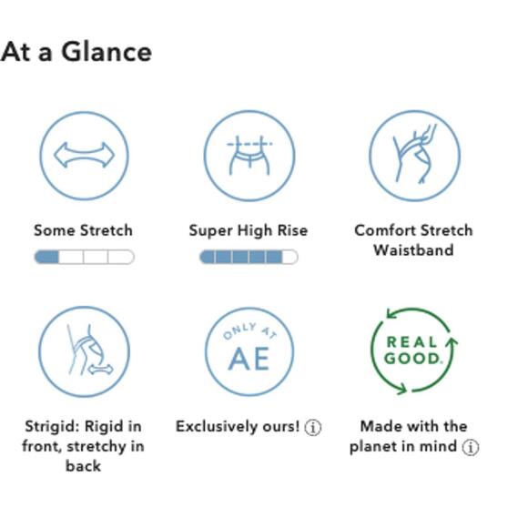 American Eagle Dark Wash Mom Jean, Women's Size 2 - Picture 9 of 9